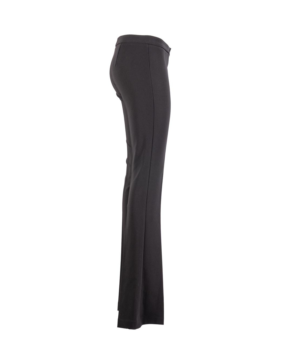 shop ELISABETTA FRANCHI  Pantalone: Elisabetta Franchi pantaloni in crêpe leggero.
Fodera in raso.
Etichetta con logo.
Zip invisibile sul fianco.
Vita bassa e piega stirata, hanno linea svasata con spacchi interni al fondo.
Composizione: 95%Poliestere 05%Elastane.
Fabbricato in Italia.. PA13357E2-110 number 2661236